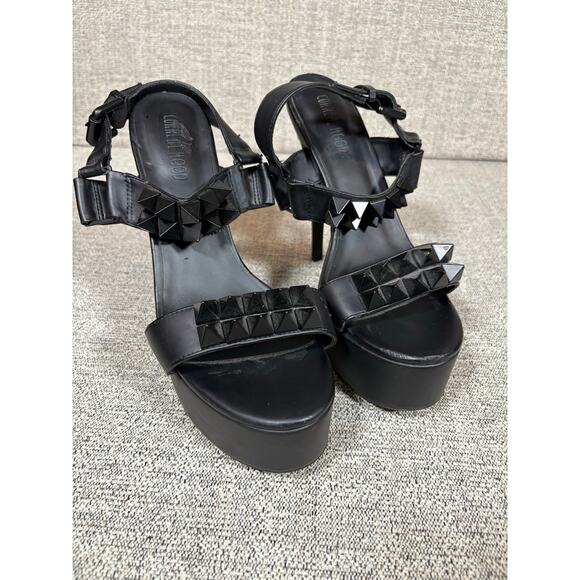 Current Mood Shoes - Current Mood Woman’s Black Super High Heel Stilettos 11M